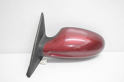 00 01 NISSAN ALTIMA LEFT DRIVER MIRROR MAROON BLACK TRIM