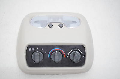 03 04 05 06 GMC TAHOE YUKON SUBURBAN REAR DOME LIGHT CLIMATE CONTROL OEM