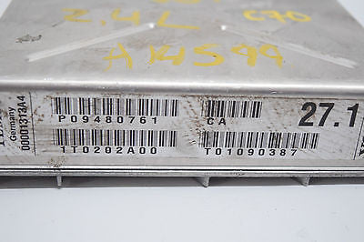 01 02 03 04 VOLVO S60 S70 C70  ECU ECM ENGINE COMPUTER P09480761
