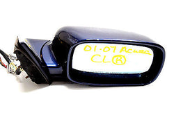 01 02 03 ACURA CL 2DR RIGHT PASSENGER SIDE VIEW MIRROR BLUE