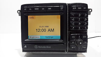 00 01 02 MERCEDES S500 S600 CL500 CL600 NAVIGATION RADIO CD PLAYER