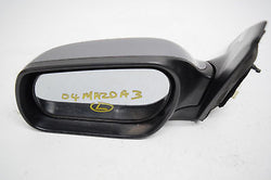 07 08 09 MAZDA 3 LEFT DRIVER SIDE VIEW MIRROR GREY GRAY BLACK TRIM