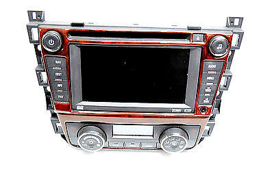 06 07 08 CADILLAC DTS RADIO NAVIGATION CD PLAYER CLIMATE CONTROL AUX WOODGRAIN