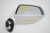 03 04 HYUNDAI TIBURON RIGHT PASSENGER SIDE VIEW MIRROR WHITE