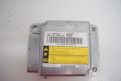 06 CHEVY EQUINOX AIRBAG CONTROL MODULE 15860058