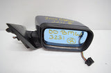 99 00 01 BMW 323I RIGHT PASSENGER MIRROR BLUE BLACK TRIM