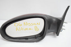 00 01 NISSAN ALTIMA LEFT DRIVER MIRROR MAROON BLACK TRIM
