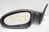 00 01 NISSAN ALTIMA LEFT DRIVER MIRROR MAROON BLACK TRIM