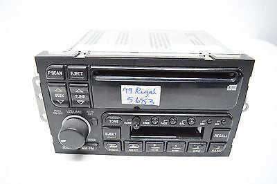 96 97 98 99 00 01 02 BUICK REGAL CENTURY LESABRE CD CASSETTE PLAYER