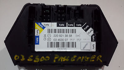 00 01 02 03 04 05 06 MERCEDES S500 S430 PASSENGER SEAT CONTROL SWITCH