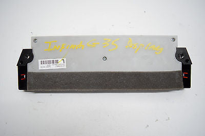 03 04 INFINITI G35 INFO DISPLAY SCREEN OEM