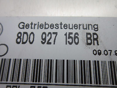 98 99 00 01 02 AUDI A4 PASSAT TCU TRANSMISSON COMPUTER 8D0927156BR