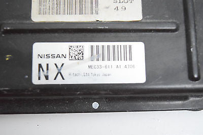 04 05 NISSAN QUEST ECU ECM ENGINE CONTROL UNIT MEC33-611-A1-4706