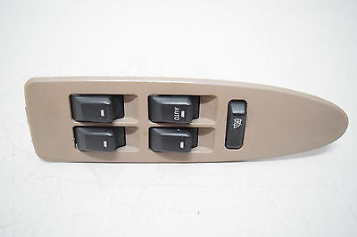 00 01 02 LINCOLN LS LEFT DRIVER MASTER WINDOW SWITCH OEM TAN