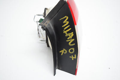 06 07 08 09 MERCURY MILAN RIGHT PASSENGER TAIL LIGHT OEM