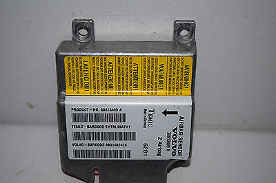 00 VOLVO S40 V40 AIRBAG CONTROL MODULE 30613499