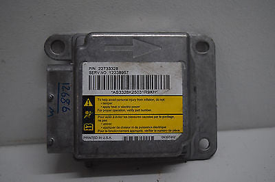 05 06 CHEVY EQUINOX AIRBAG CONTROL MODULE 22733328