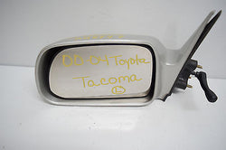 00 01 02 03 04 TOYOTA TACOMA LEFT DRIVER MIRROR SILVER