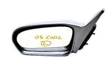 01 02 03 04 05 HONDA CIVIC LEFT DRIVER MIRROR GREY OEM