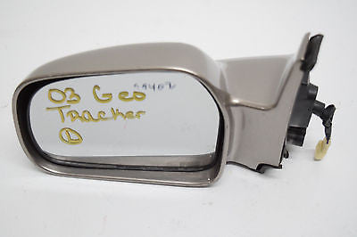 99 00 01 02 03 04 CHEVY GEO TRACKER RLEFT DRIVER MIRROR GOLD