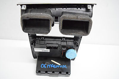 05 06 07 DODGE CHARGER MAGNUM CLIMATE CONTROL DASH BEZEL SILVER