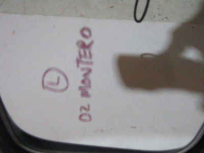 97 98 99 00 01 02 MONTERO SPORT LEFT PASSENGER MIRROR