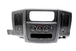 02 03 04 05 DODGE RAM 1500 2500 3500 DASH BEZEL CLIMATE CONTROL NO DEFROST OEM