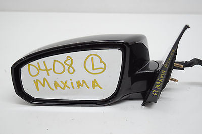 04 05 06 07 08 NISSAN MAXIMA LEFT DRIVER SIDE VIEW MIRROR BLACK
