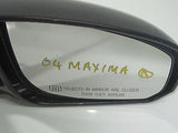 04 05 06 07 08 NISSAN MAXIMA RIGHT PASSENGER MIRROR