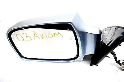 02 03 ISUZU AXIOM LEFT DRIVER MIRROR POWDER BLUE