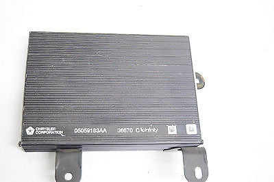 01 02 03 04 CHRYSLER SEBRING AMP AMPLIFIER 05059183AA
