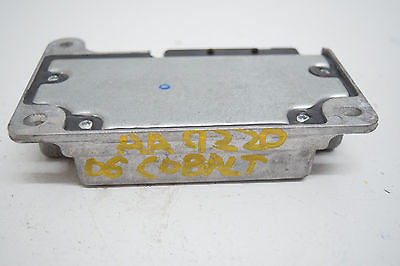 06 07 CHEVY COBALT AIRBAG SRS CONTROL MODULE UNIT 2729011