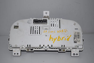 06 07 08 09 10 11 HONDA CIVIC HYBRID SPEEDOMETER INSTRUMENT CLUSTER 82K