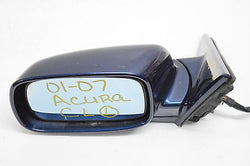 01 02 03 ACURA CL 2DR LEFT DRIVER SIDE VIEW MIRROR BLUE