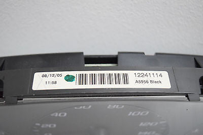 06 07 08 09 10 CEHVY IMPALA INSTRUMENT CLUSTER SPEEDOMETER 156K