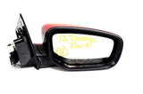 13 14 DODGE DART RIGHT PASSENGER SIDE MIRROR RED