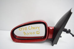 07 08 09 10 11 CHEVY AVEO LEFT DRIVER MIRROR MAROON