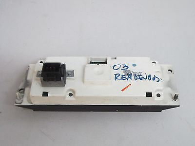 02 03 04 05 06 07 BUICK RENDEZVOUS CLIMATE CONTROL MANUAL CHROME