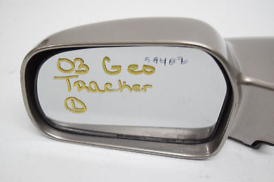 99 00 01 02 03 04 CHEVY GEO TRACKER RLEFT DRIVER MIRROR GOLD
