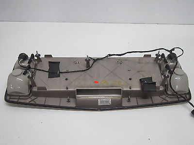 04 05 06 07 08 09 CADILLAC SRX TRUNK PANEL LICENSE PLATE HOLDER TAN