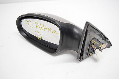 02 03 NISSAN ALTIMA LEFT DRIVER MIRROR GOLD BLACK TRIM