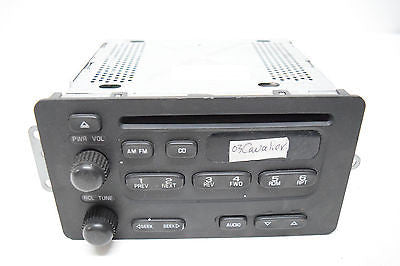01 02 03 04 05 CHEVY CAVALIER MALIBU RADIO CD PLAYER OEM