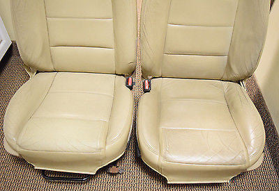 03 04 05 06 FORD MUSTANG LEATHER POWER SEAT SEATS  TAN SET OEM
