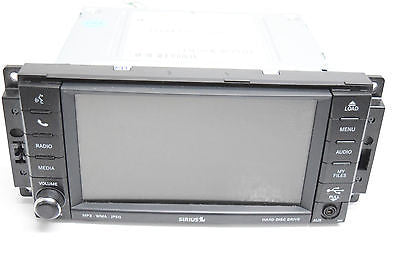 09 10 11 12 13 14 15 CHRYSLER JEEP DODGE MY GIG DVD CD PLAYER RADIO  AUX