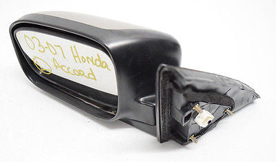 03 04 05 06 07 HONDA ACCORD LEFT DRIVER SIDE VIEW MIRROR GOLD BLACK TRIM