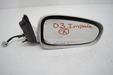 00 01 02 03 04 05 CHEVY IMPALA RIGHT PASSENGER SIDE VIEW MIRROR SILVER