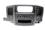 02 03 04 05 DODGE RAM 1500 2500 3500 DASH BEZEL CLIMATE CONTROL NO DEFROST OEM