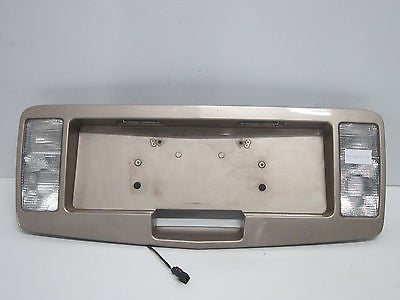 04 05 06 07 08 09 CADILLAC SRX TRUNK PANEL LICENSE PLATE HOLDER TAN