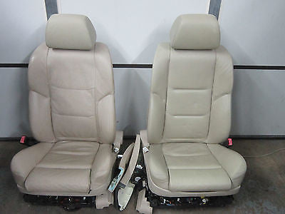 02 03 04 05 BMW 745I 745li TAN FRONT HEATED AUTOMATIC SEATS WITH SEAT BELTS