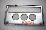 99 00 01 02 03 JAGUAR XJ8 CONVERTIBLE CLIMATE CONTROL DASH BEZEL WOODGRAIN
